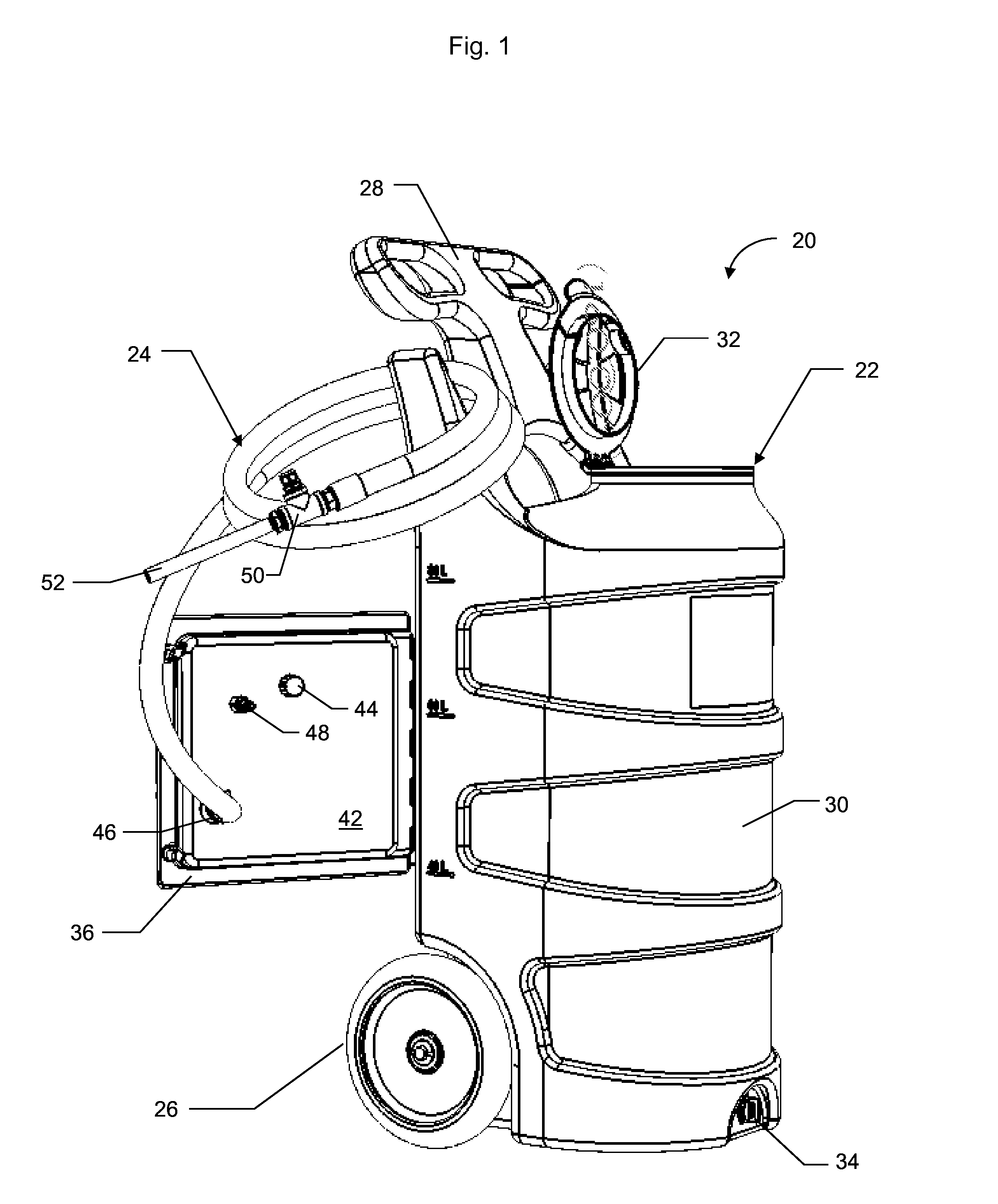 Pneumatically powered foam sprayer