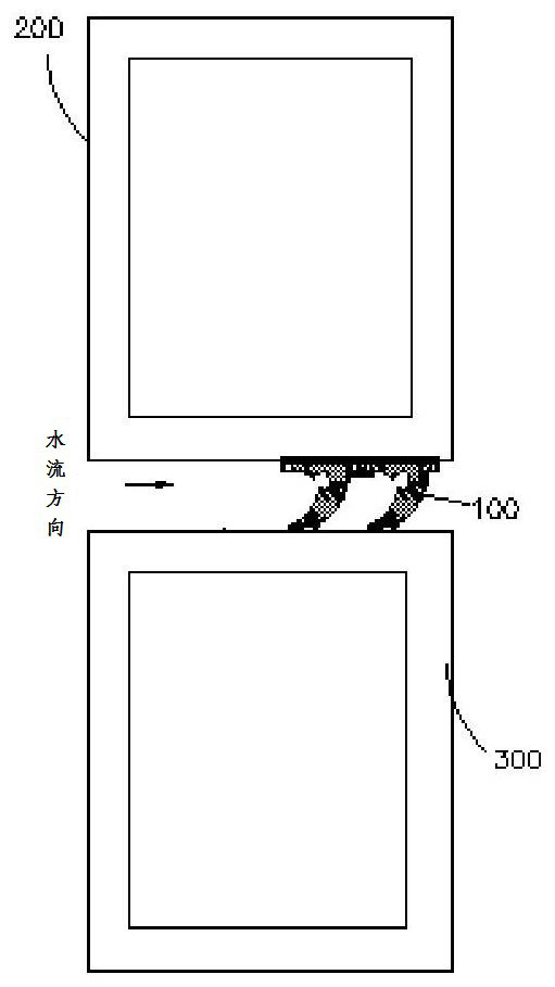 Modular underground water permeable reaction pile and implementation method thereof