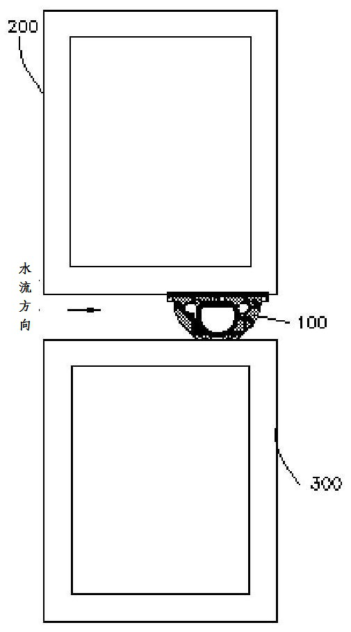 Modular underground water permeable reaction pile and implementation method thereof