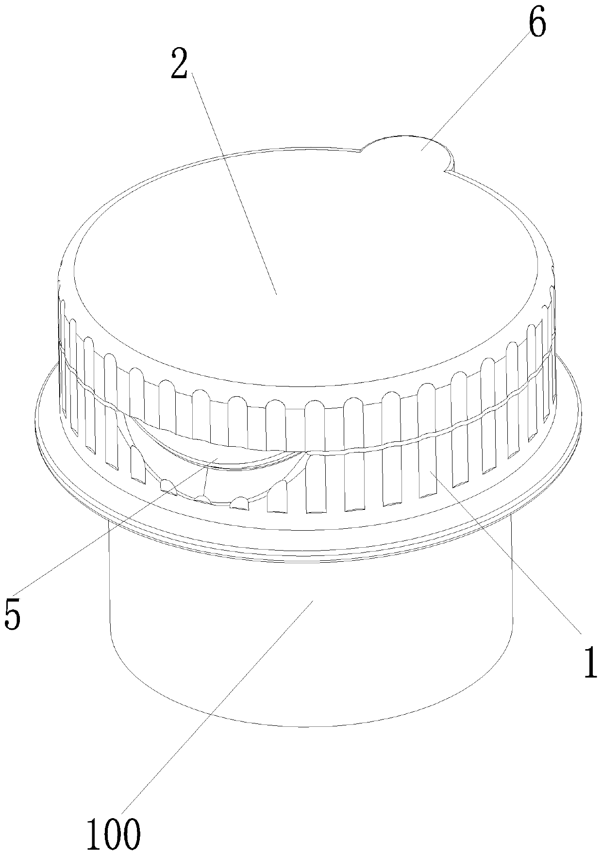 Single-hand opened container cover