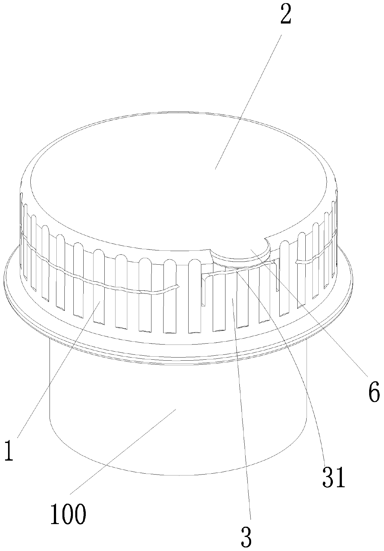 Single-hand opened container cover