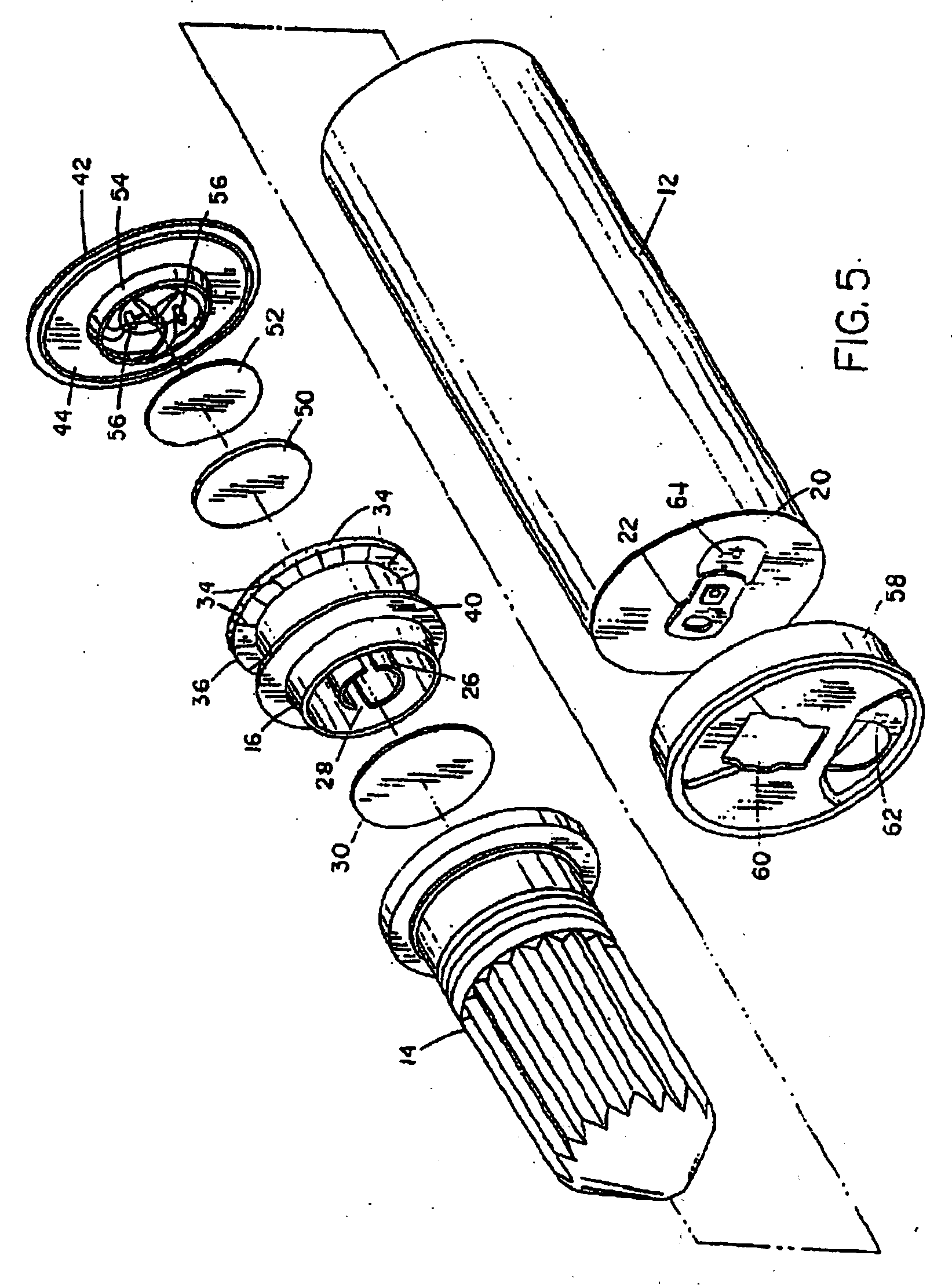 Container with module for heating or cooling the contents