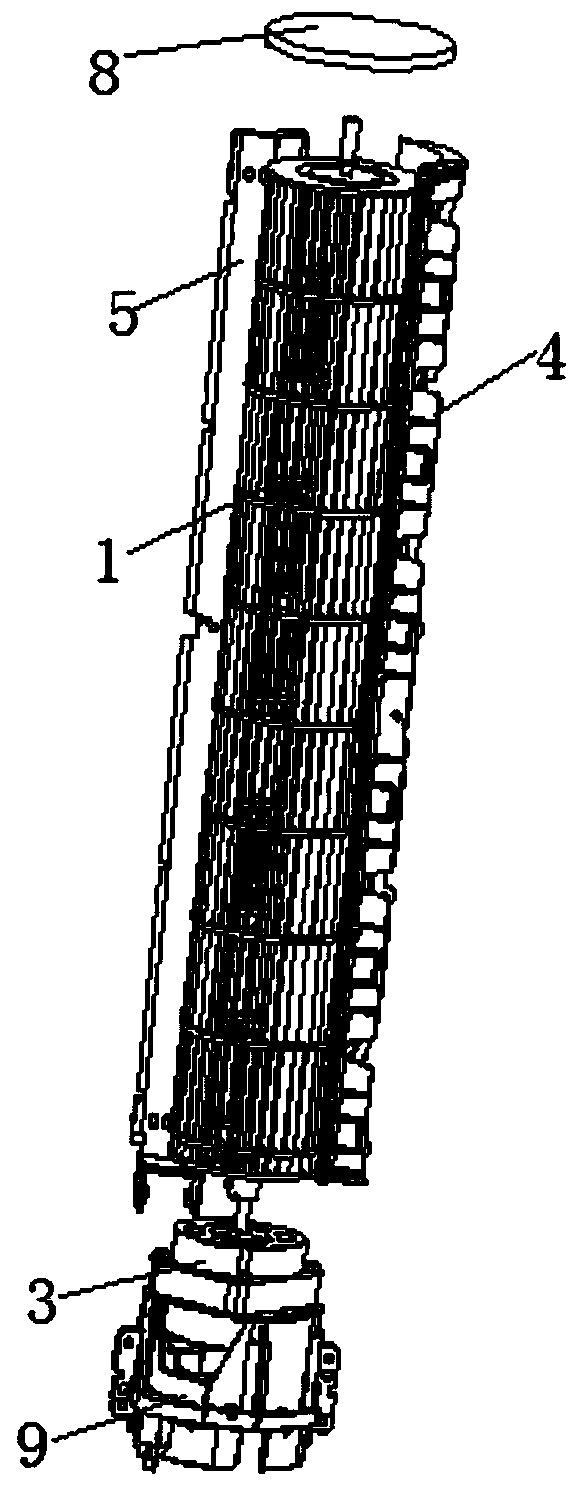 Air channel structure and device with same