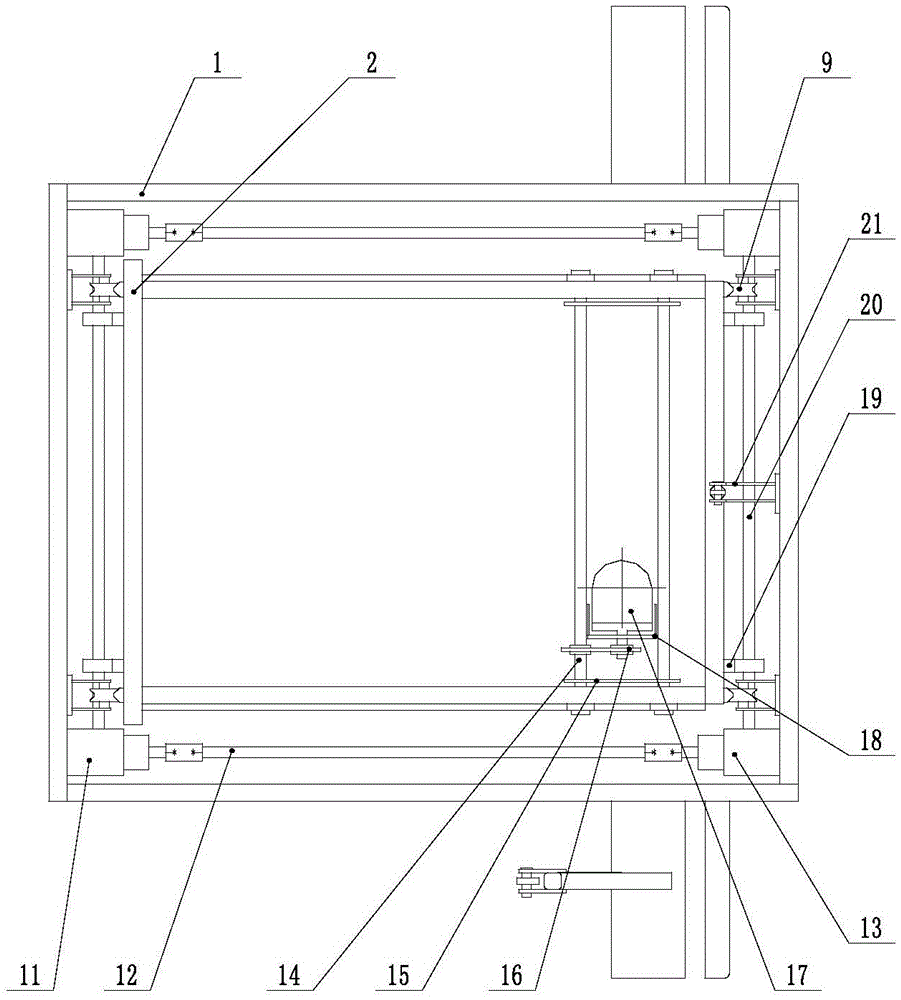 Traffic cone separation and warehousing device