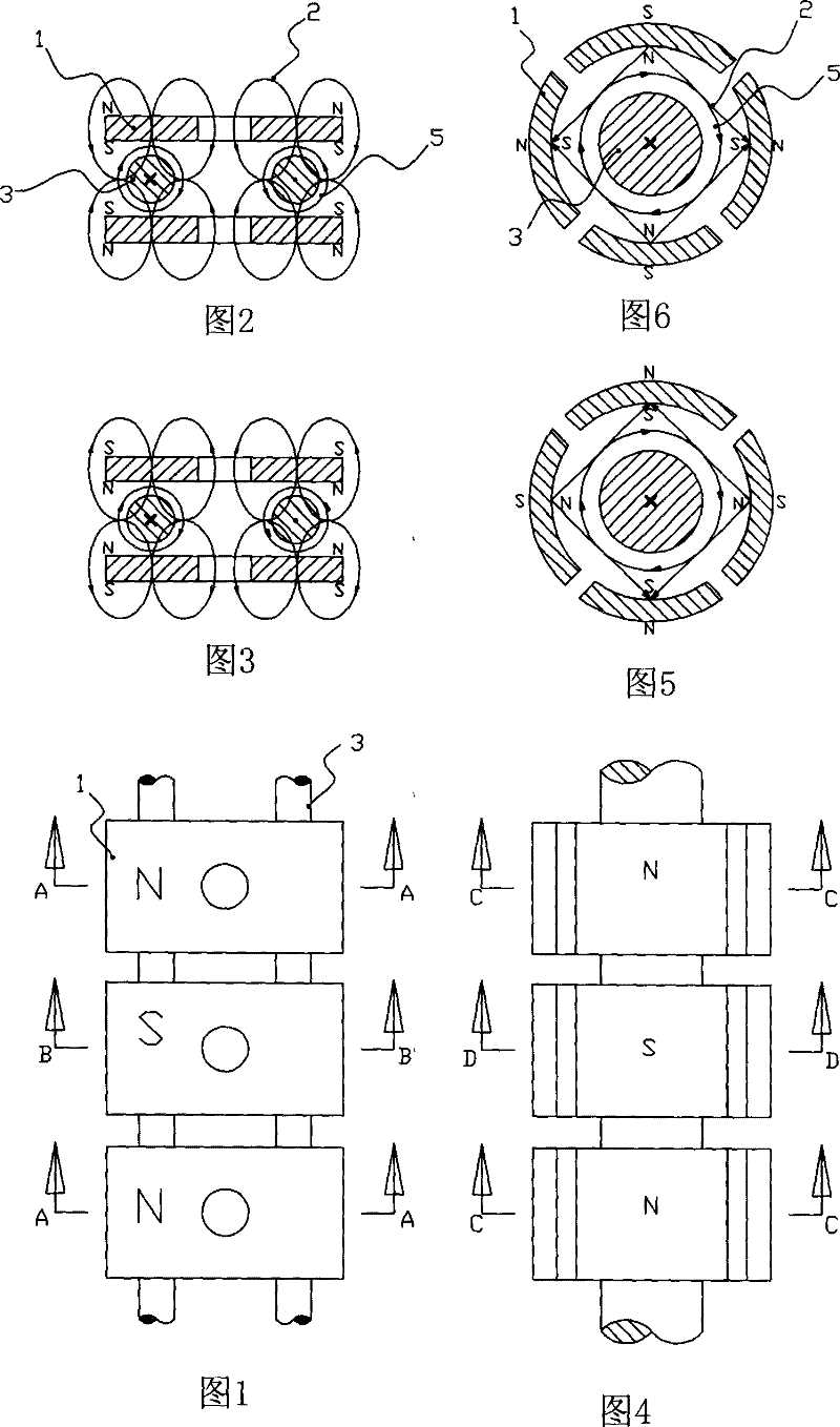 Electromagnetic feedback filter wave and magnetic field structure to degauss moving objects