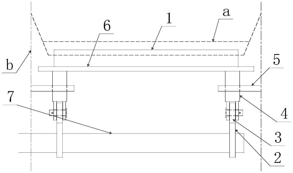 Continuous discharging device with controllable discharging speed, desorption tower and adsorption tower