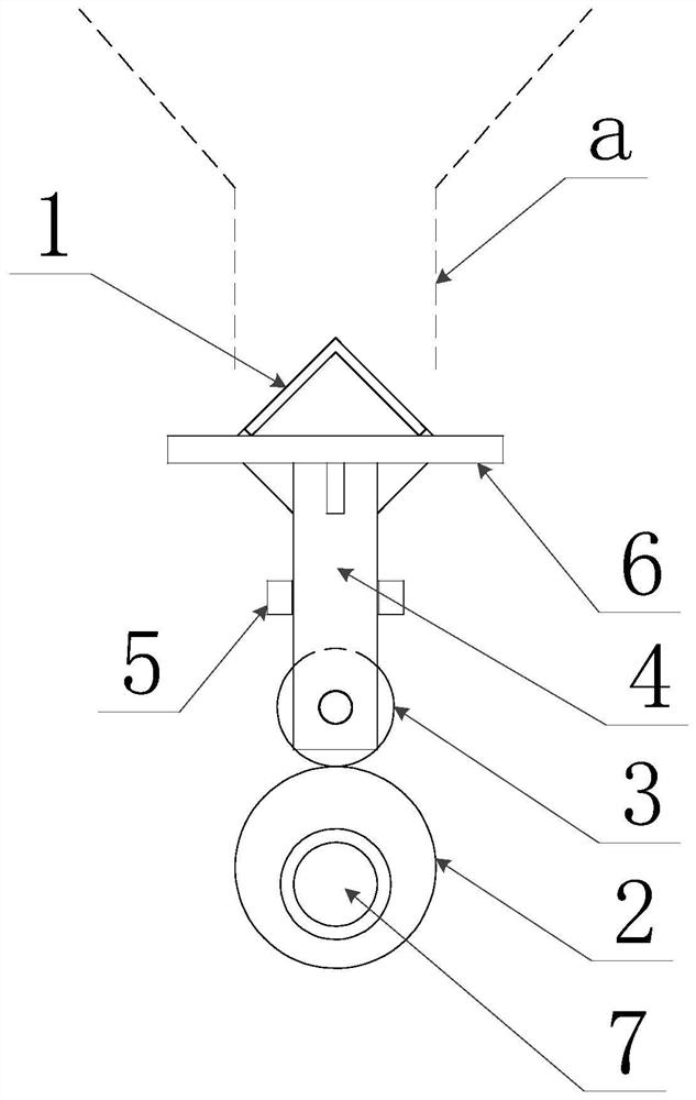 Continuous discharging device with controllable discharging speed, desorption tower and adsorption tower