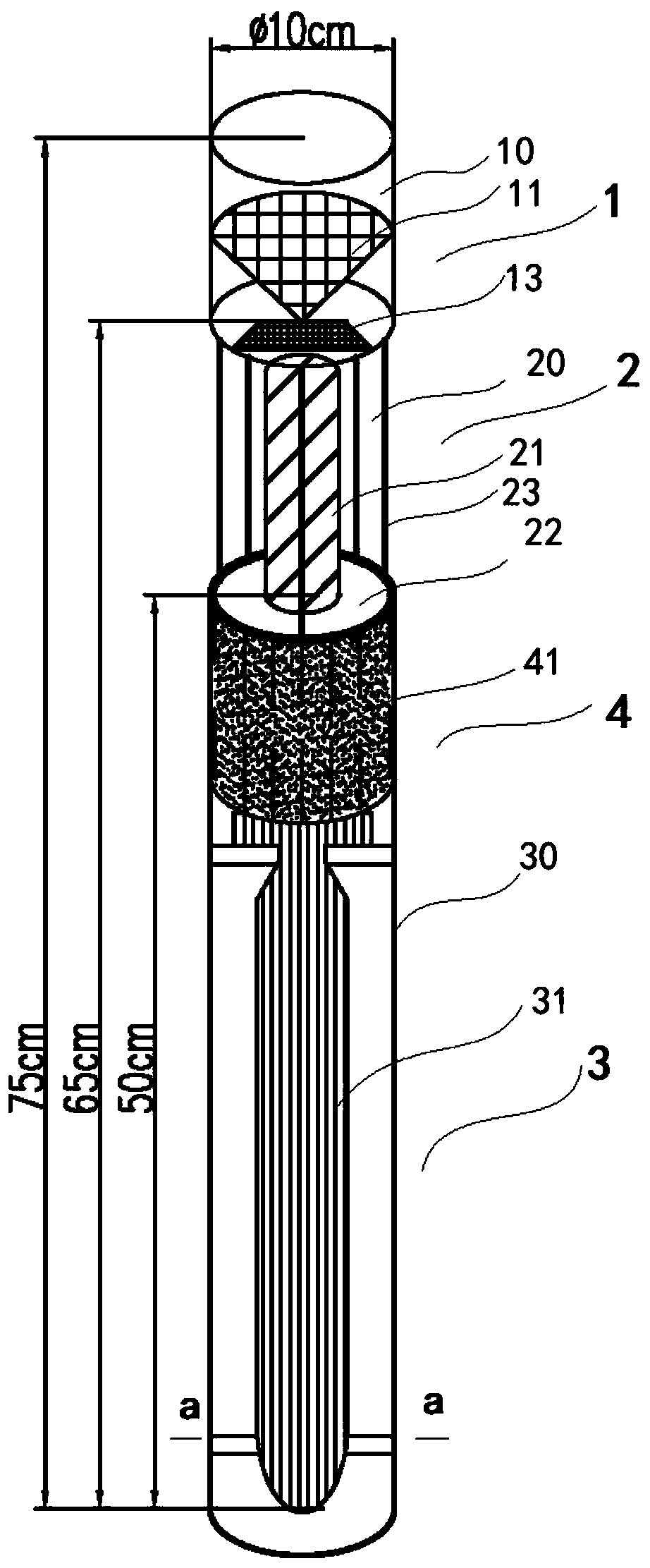 Air-drop type sea air interface integrated detection device and method