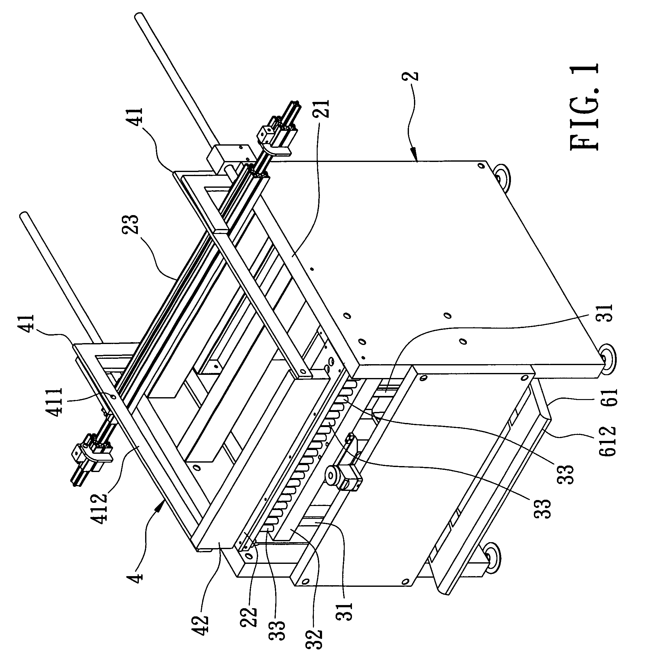 Working machine that can clamp a workpiece automatically