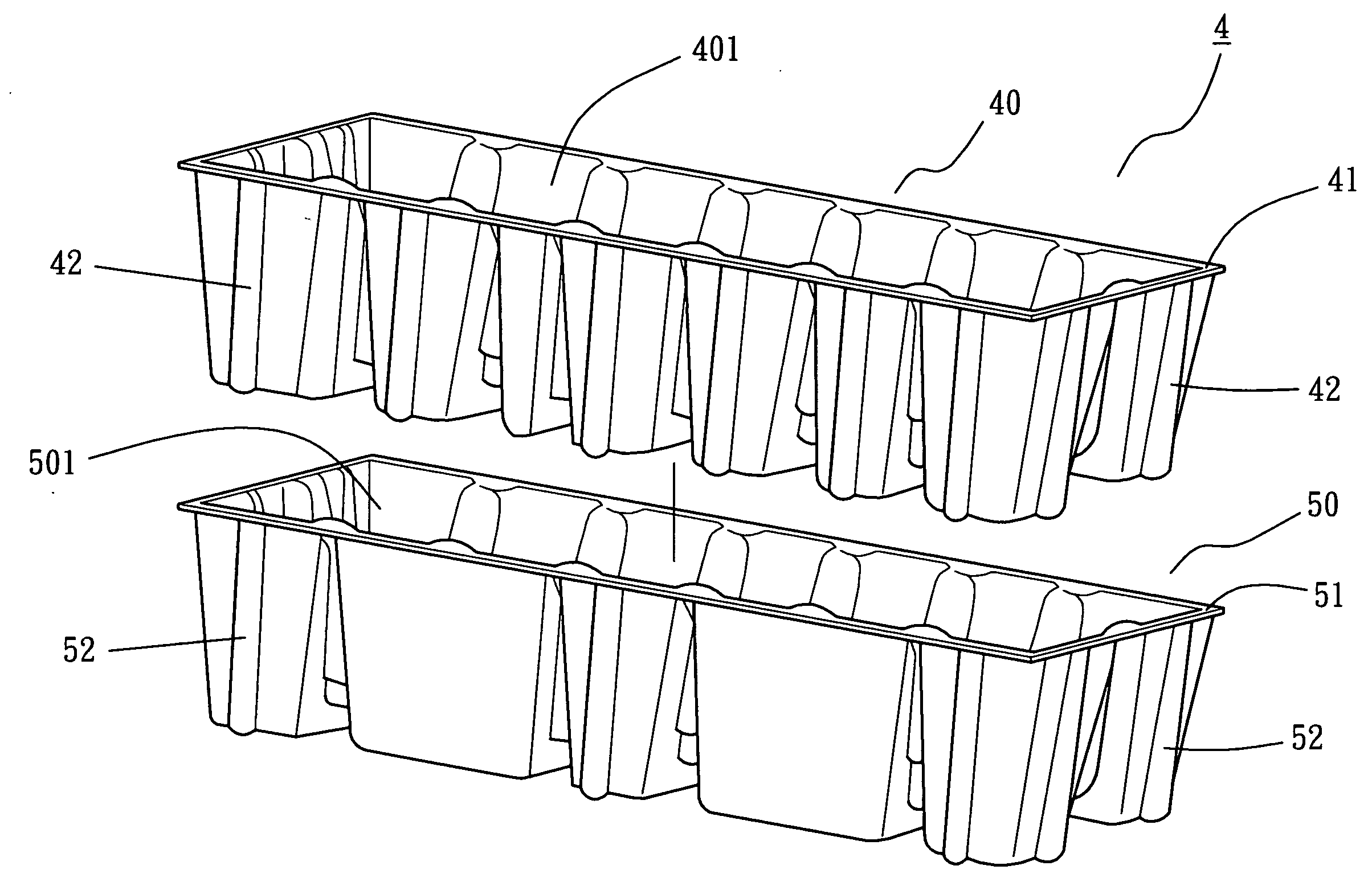 Environmental protection paper pulp packaging