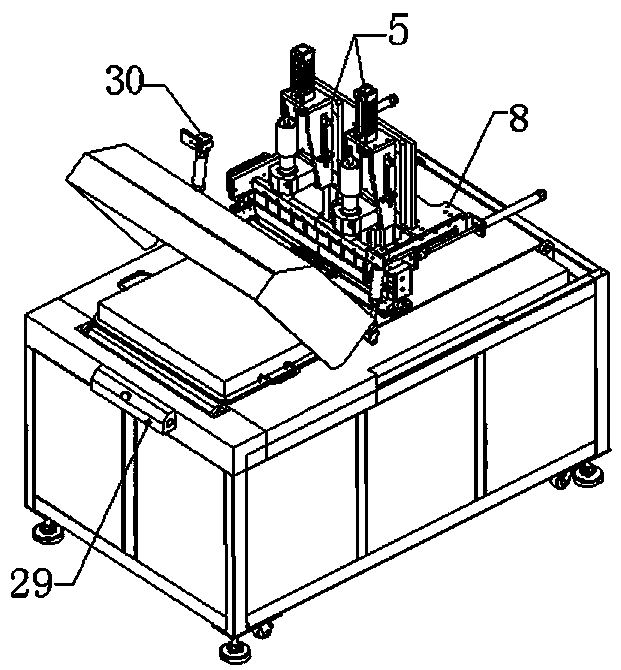 An ultrasonic food cutting machine