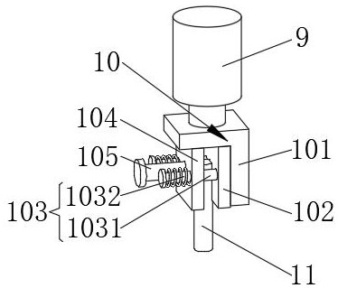 Line drawing and positioning integrated device for garment decoration splicing process