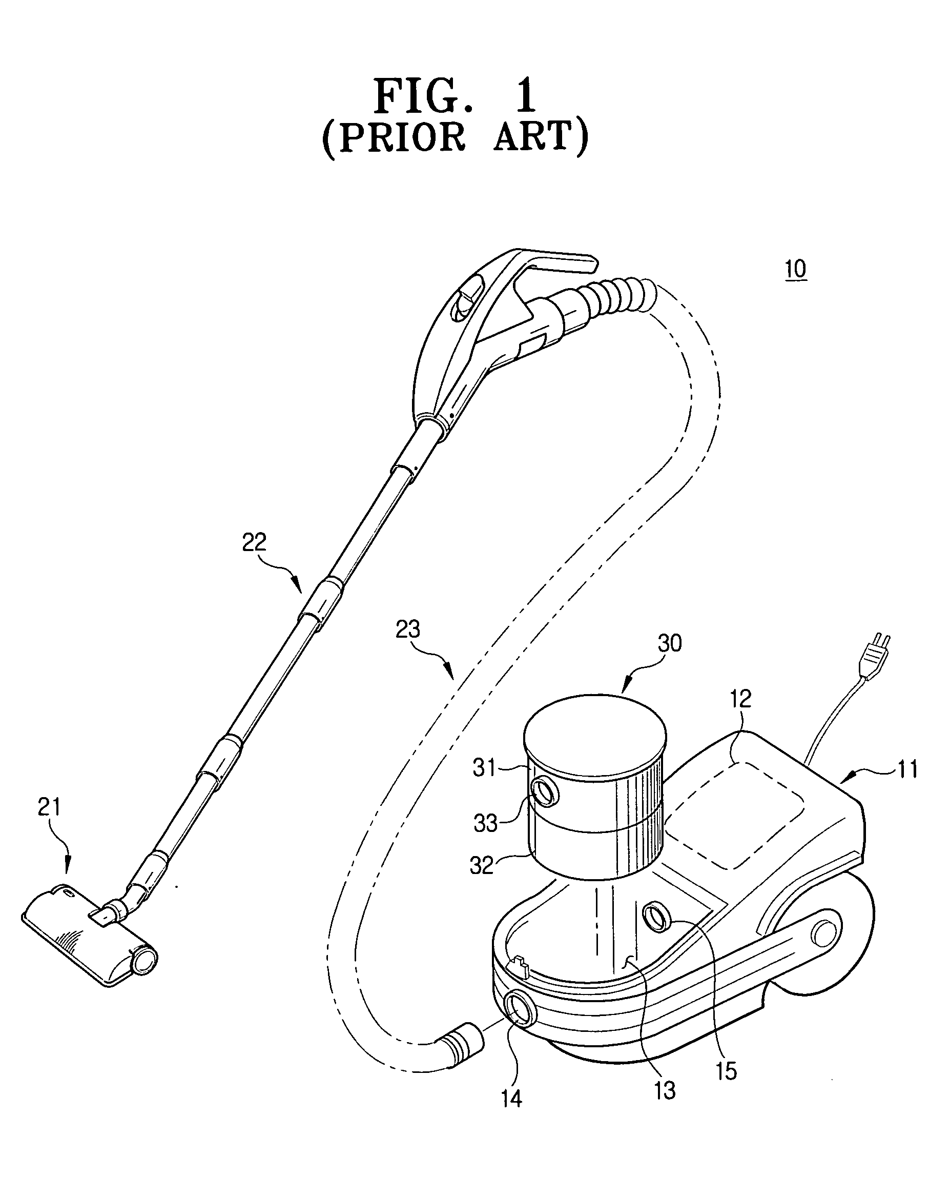 Multi-cyclone dust separating apparatus