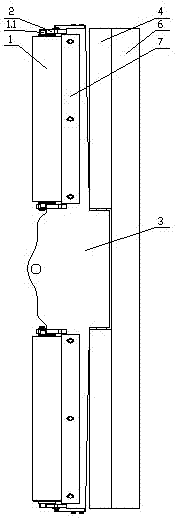 Push wheel mechanism of spreading machine