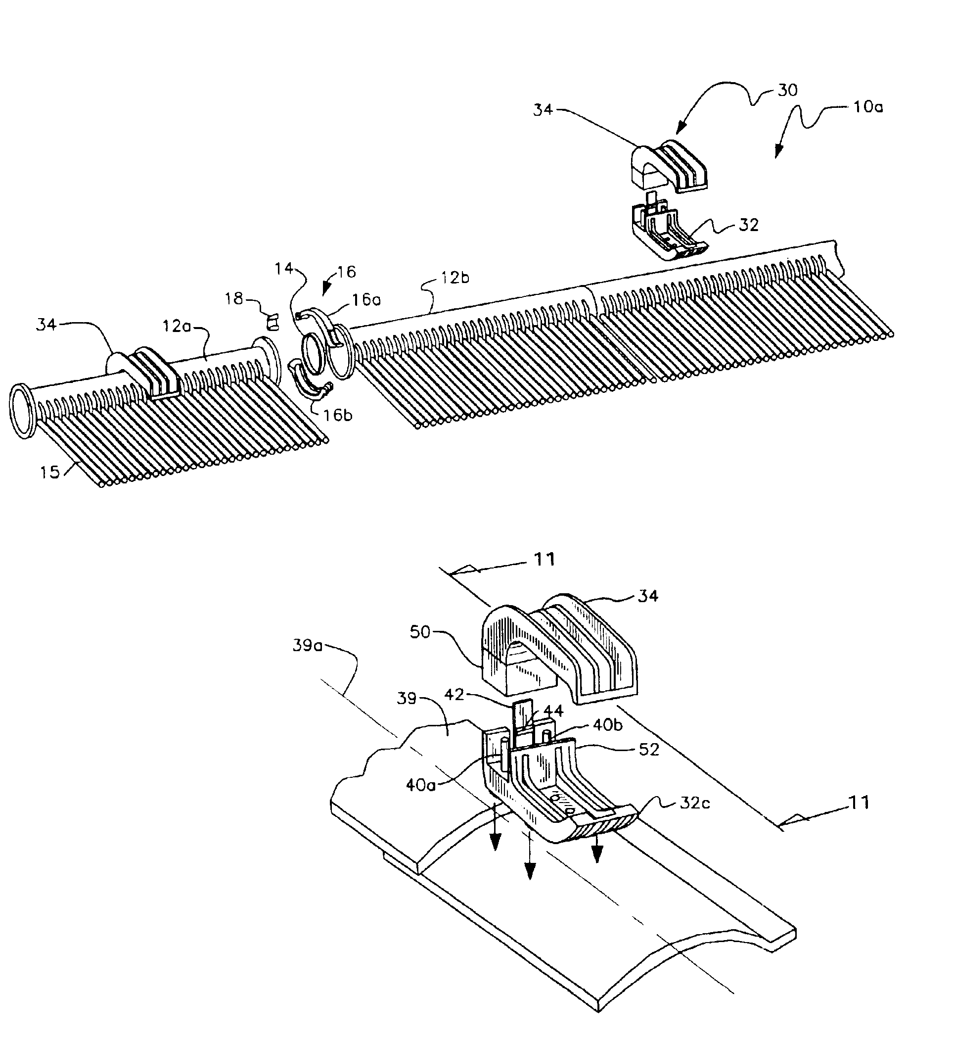 Clamp for holding solar collectors on roofs