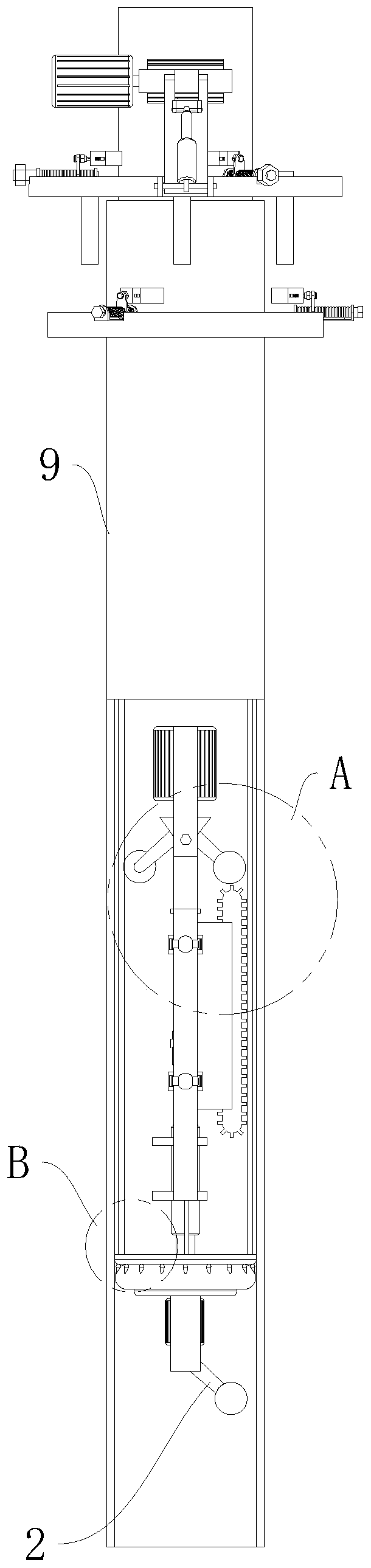 Circular pipeline feeding type overall rehabilitation equipment and rehabilitation method thereof