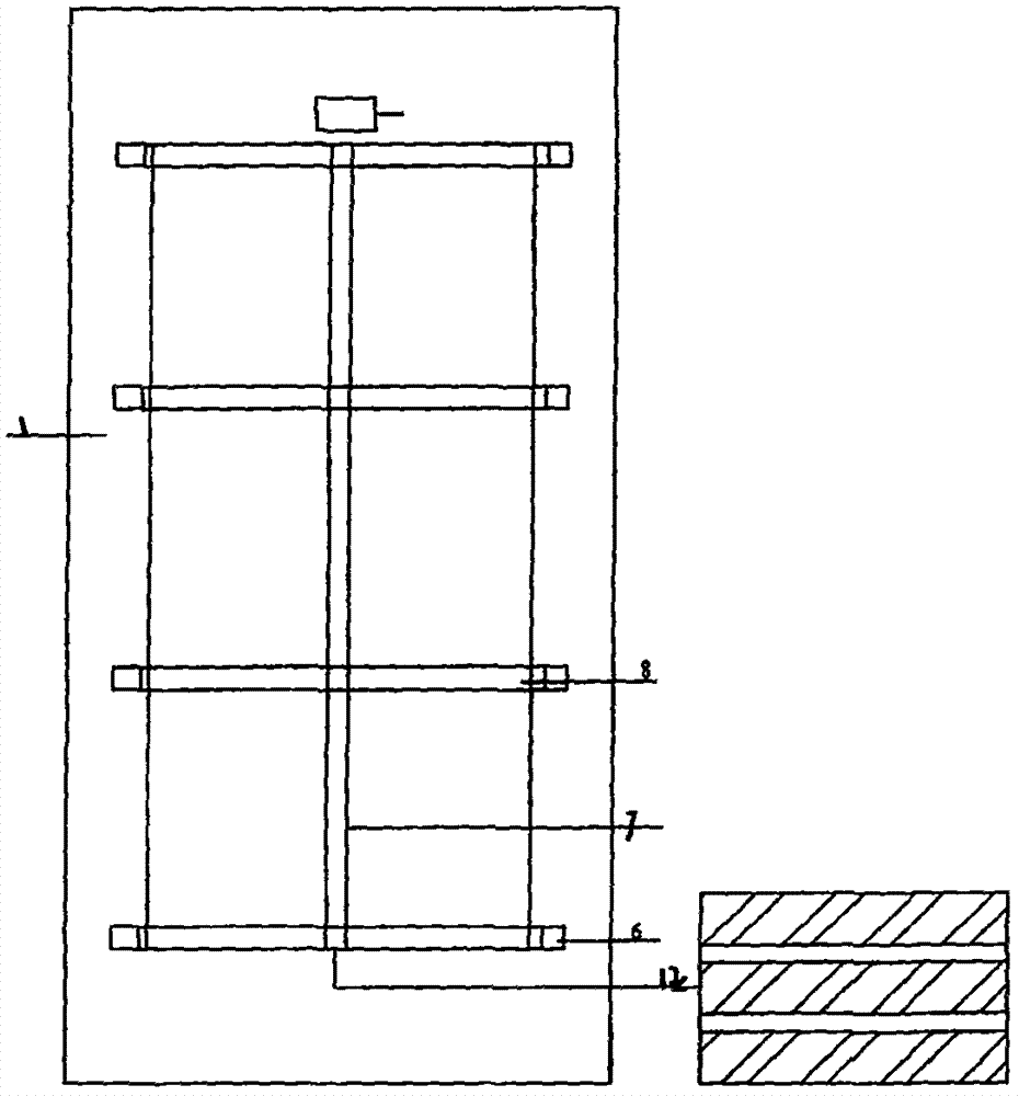 A multi-point excitation type aircraft load model test device and its application method