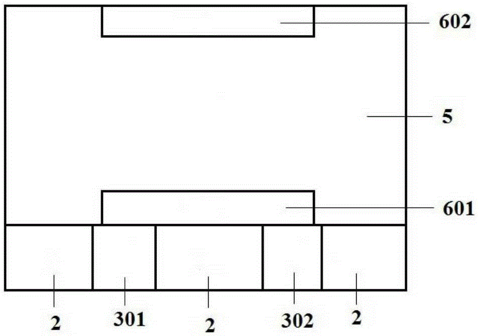 Planar split dual-gate thin film transistor and preparation method thereof