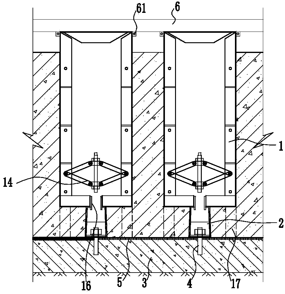 T-shaped component manufacturing die