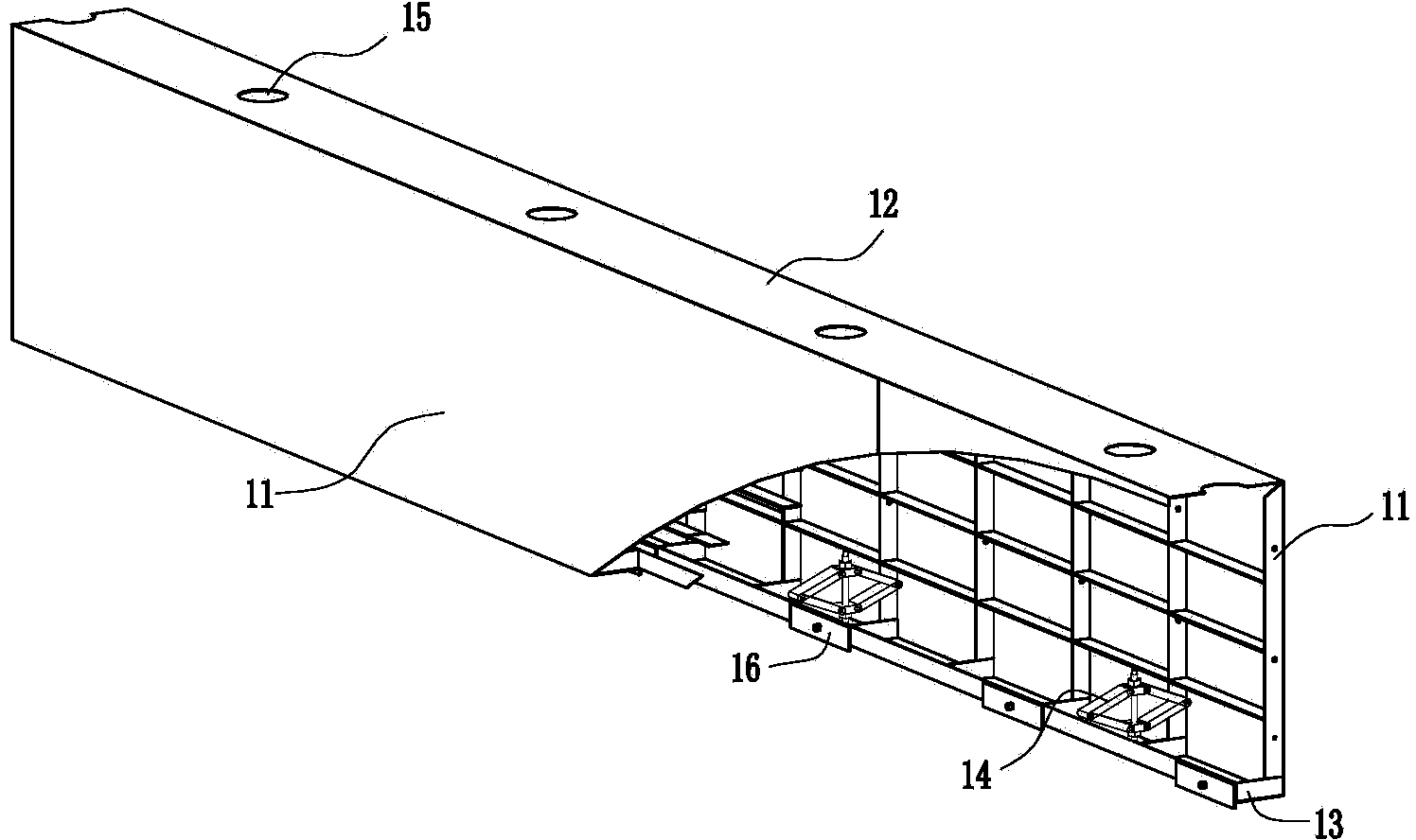 T-shaped component manufacturing die