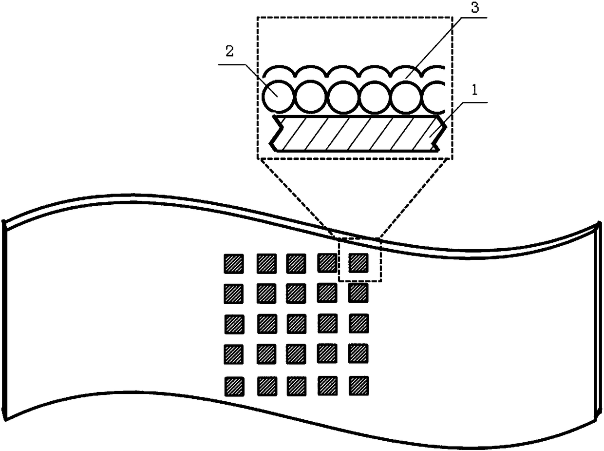 Flexible light-transmitting metamaterial composite film and method for detecting nitrite