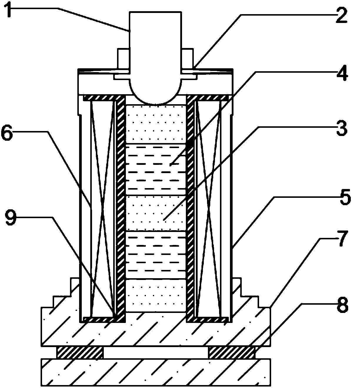 Rail vibration energy collection device