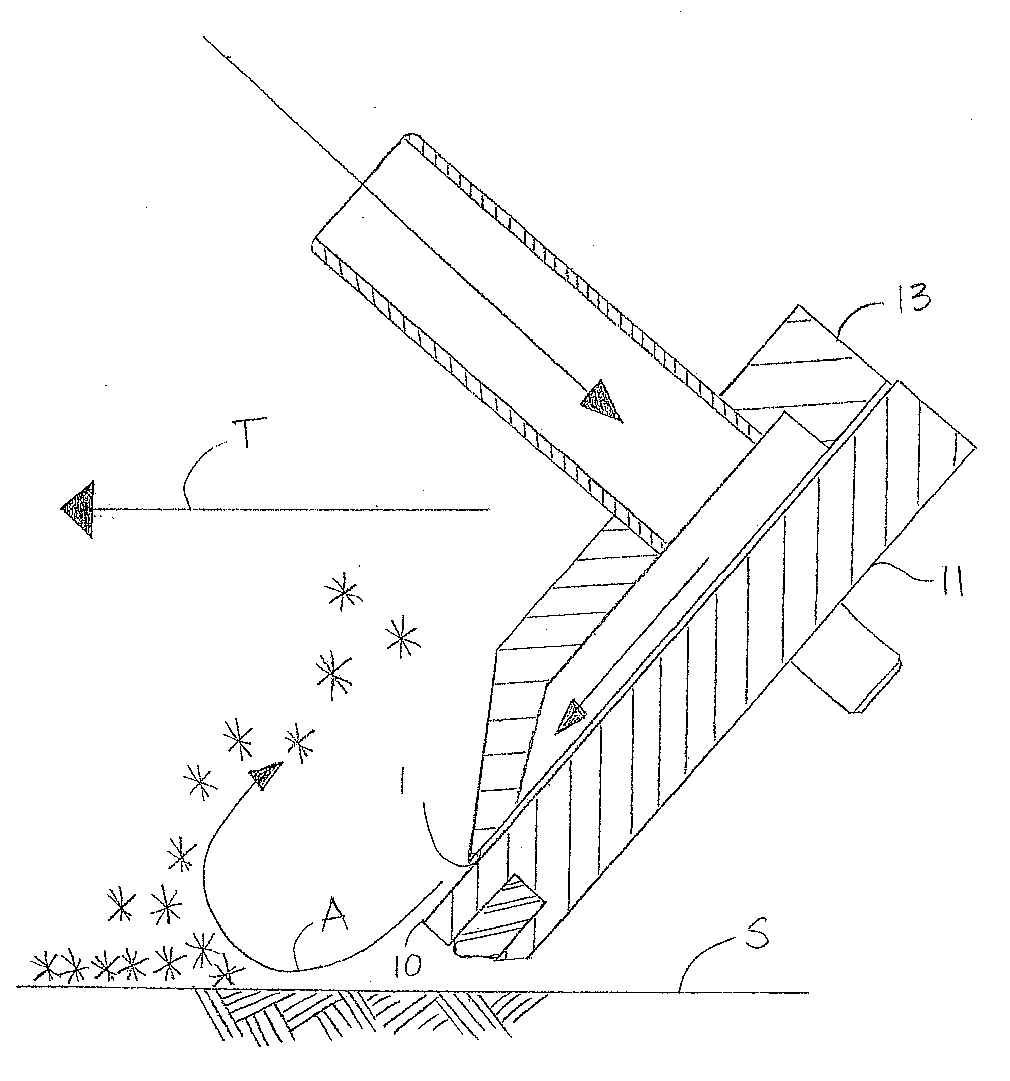 Apparatus and system for clearing a roadway surface