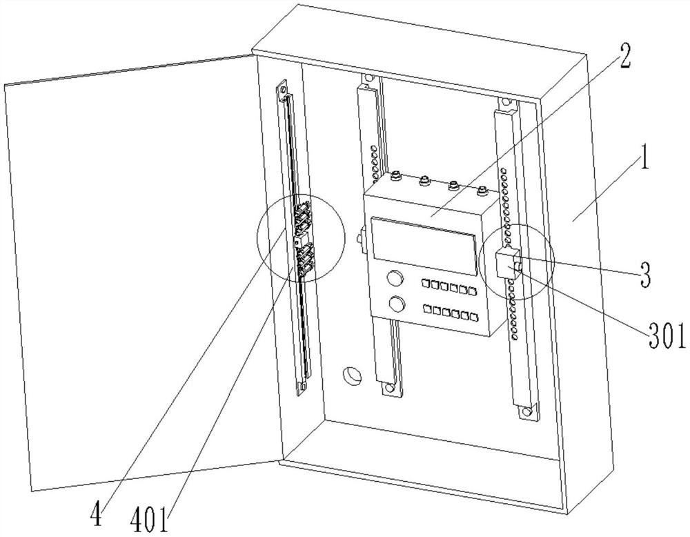 Power distribution cabinet instrument for chemical workshop and power distribution cabinet