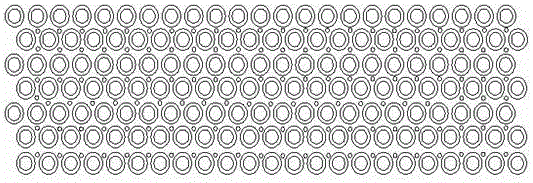 Three-dimensional net structure with sound attenuation and high elasticity performance