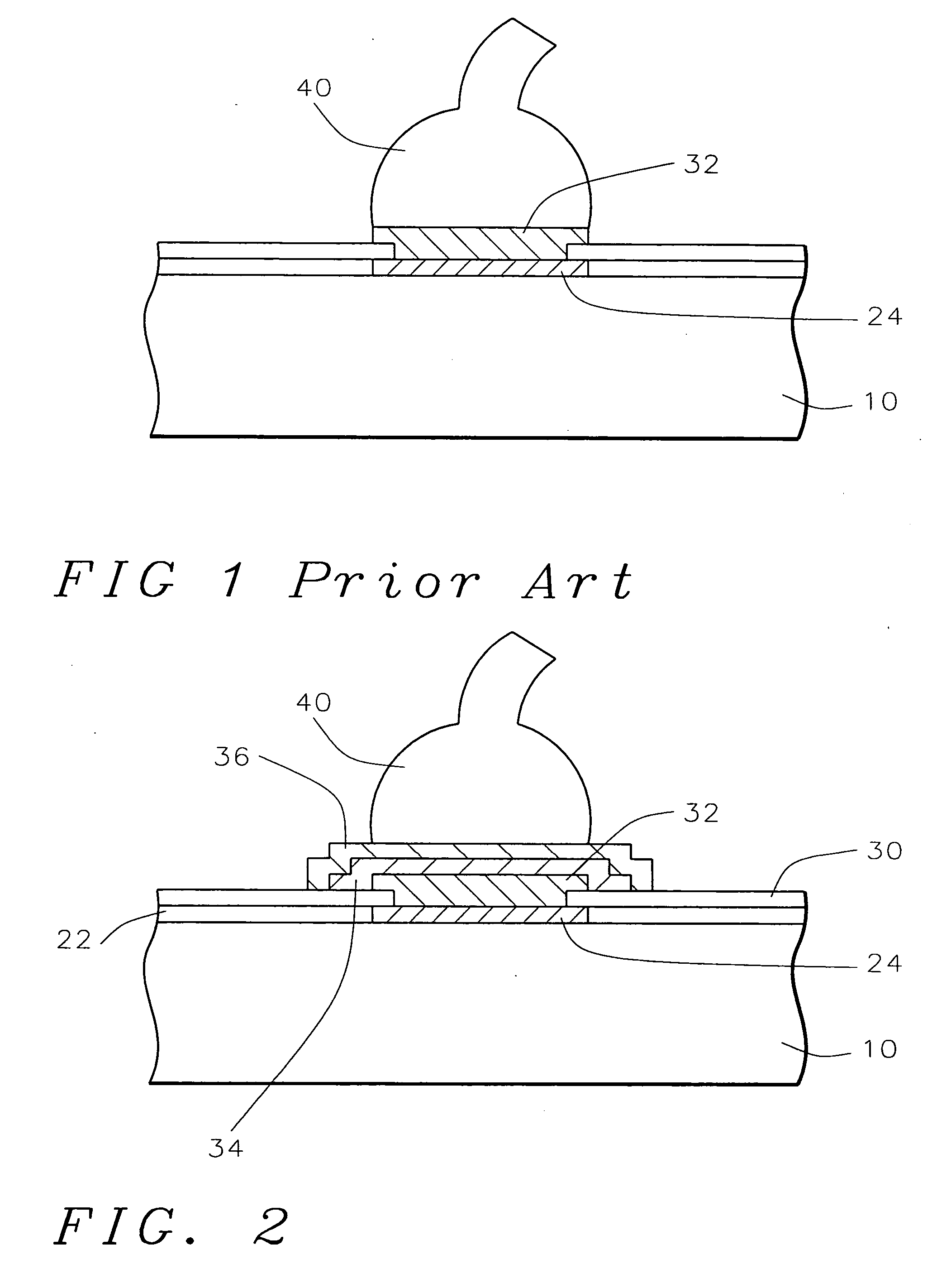 Post-passivation metal scheme on an IC chip with copper interconnection