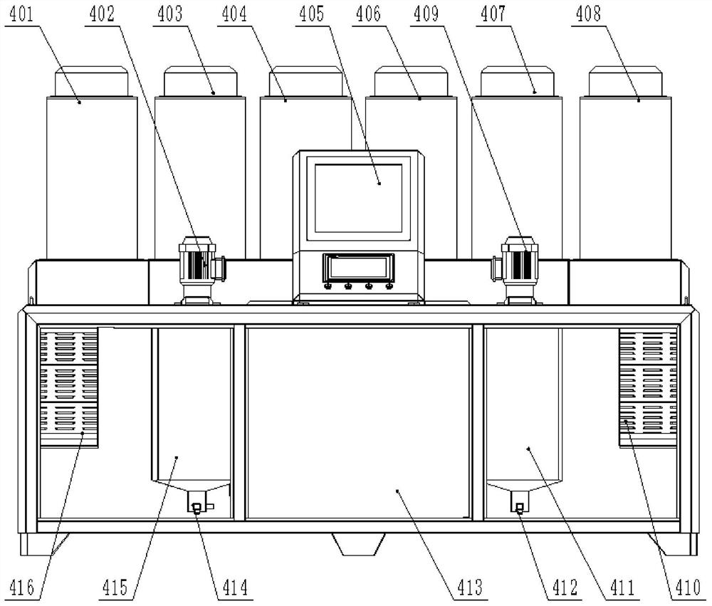 Textile dyeing and finishing integrated production system with improved color matching system