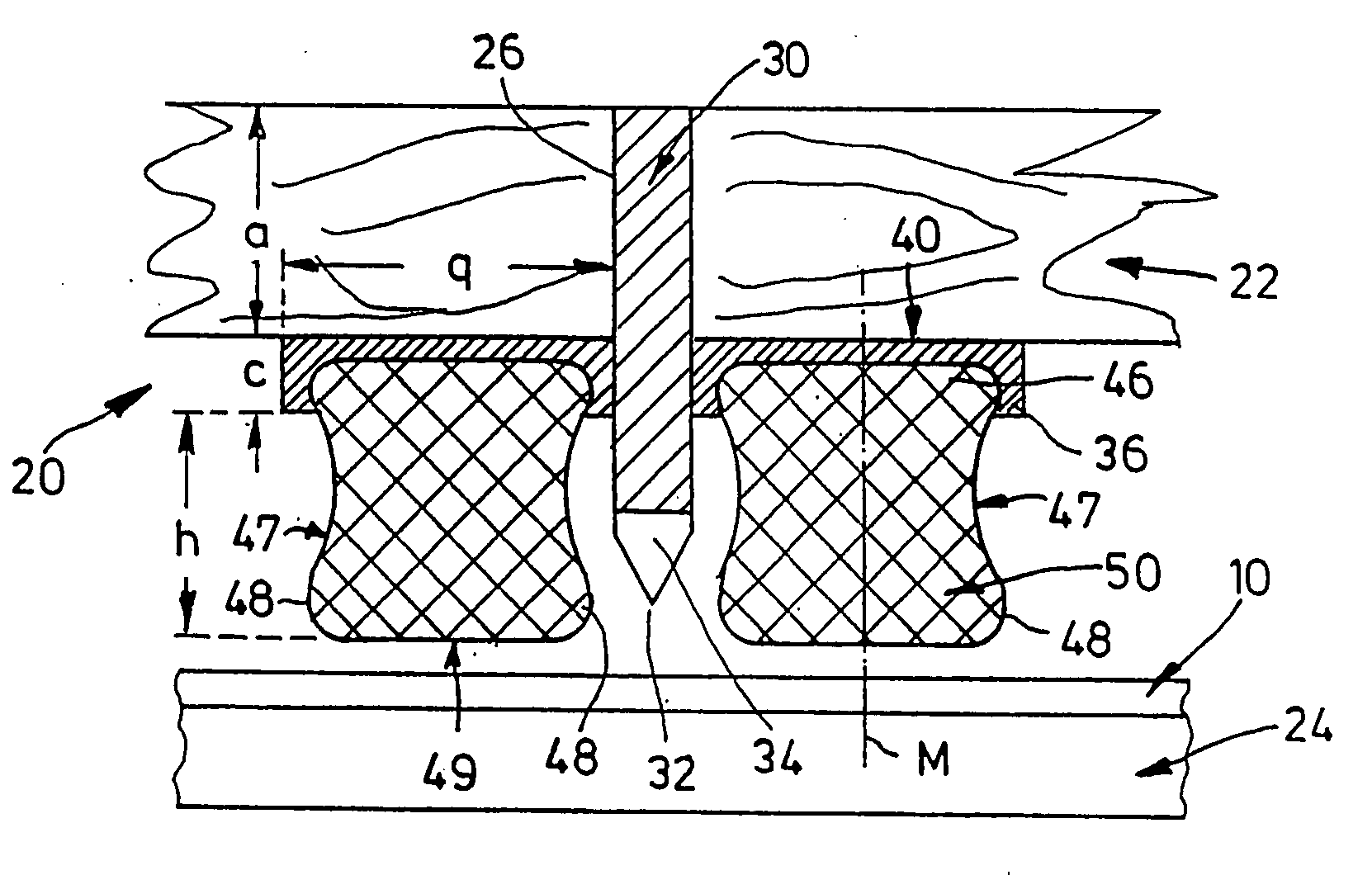 Device for punching blanks out of a flat sheet