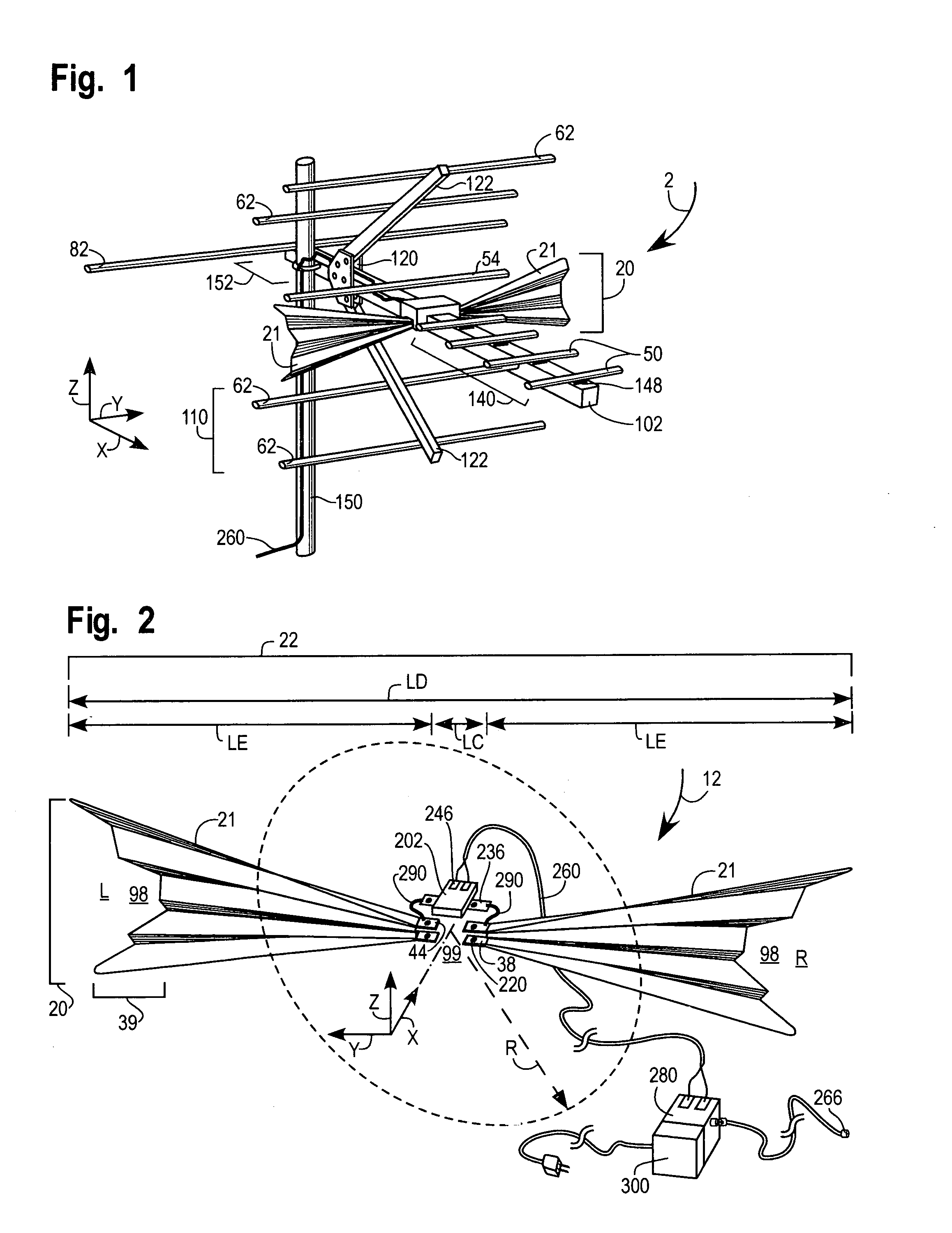 Digital UHF/VHF antenna