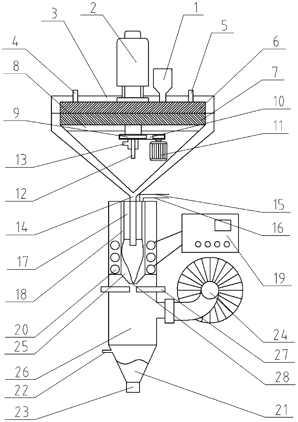 Preparation device and preparation technology for polymer-based spherical powder