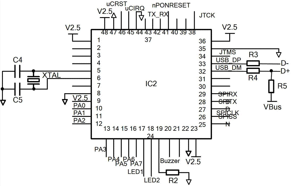 An anti-collision early warning device based on vehicle internet of things