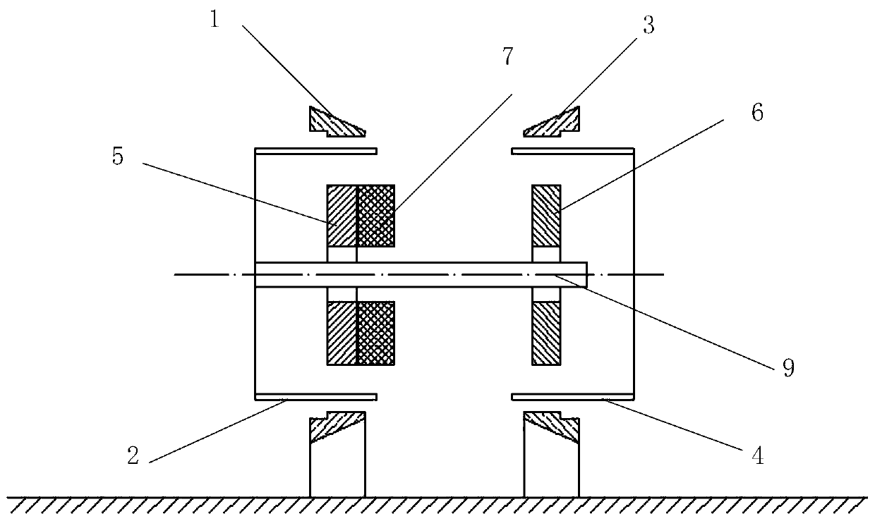 Friction stir welding method for butt ring seam of large-scale weakly rigid hollow column members