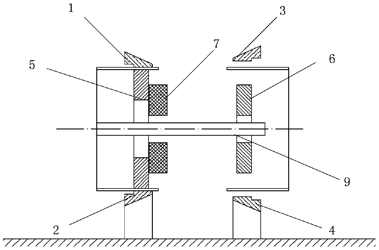 Friction stir welding method for butt ring seam of large-scale weakly rigid hollow column members