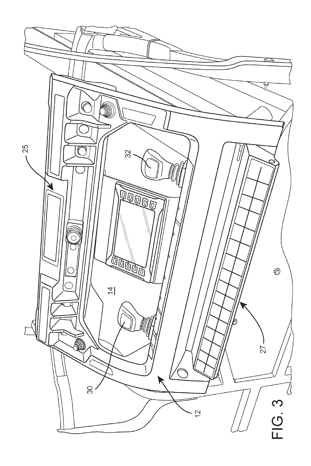 Control box and operator interface for an industrial vehicle