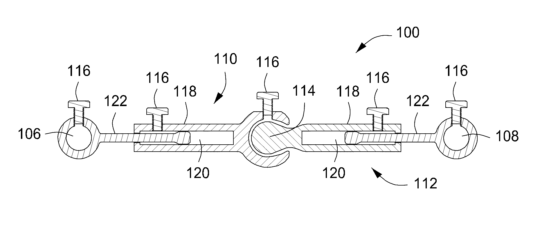 Spinal rod link reducer