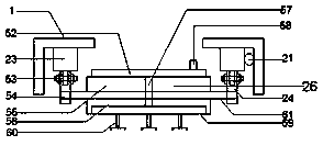 Dam piling or dam collapsing similarity model experimental device for tailings