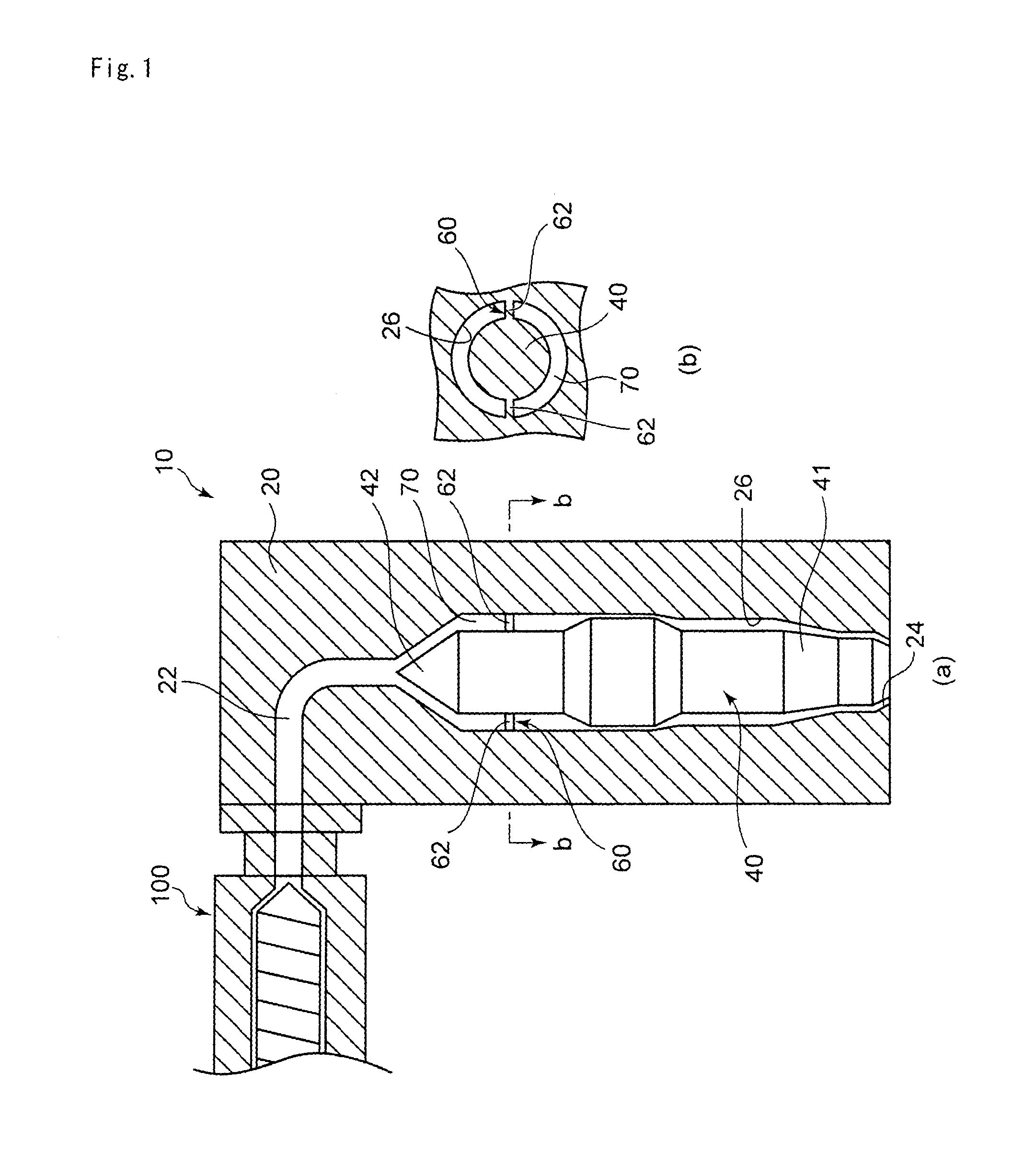 Direct blow-molded container manufacturing method and package