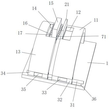 Suturing device for cesarean section of obstetrics and gynecology department