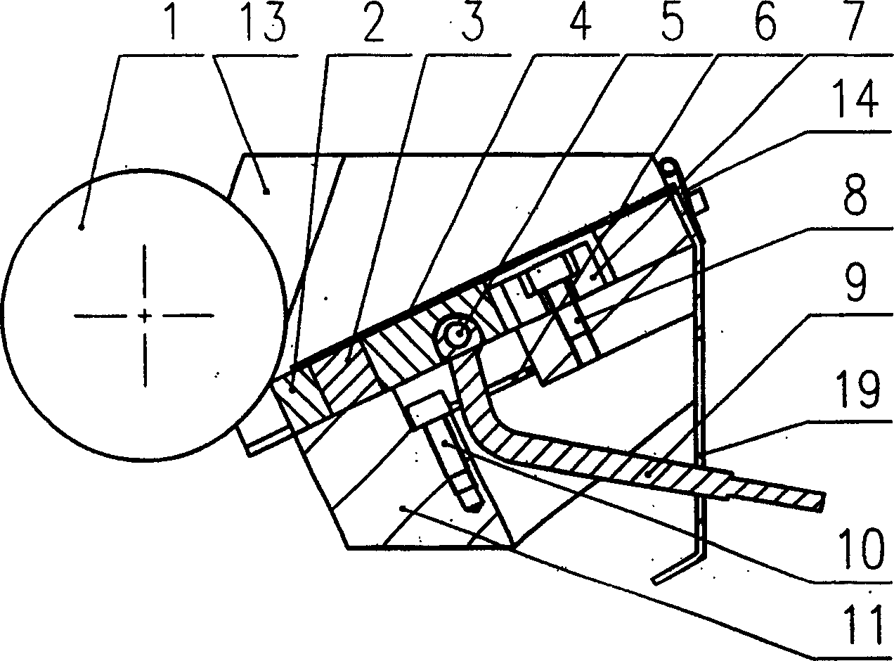 Zoning ink box for printer