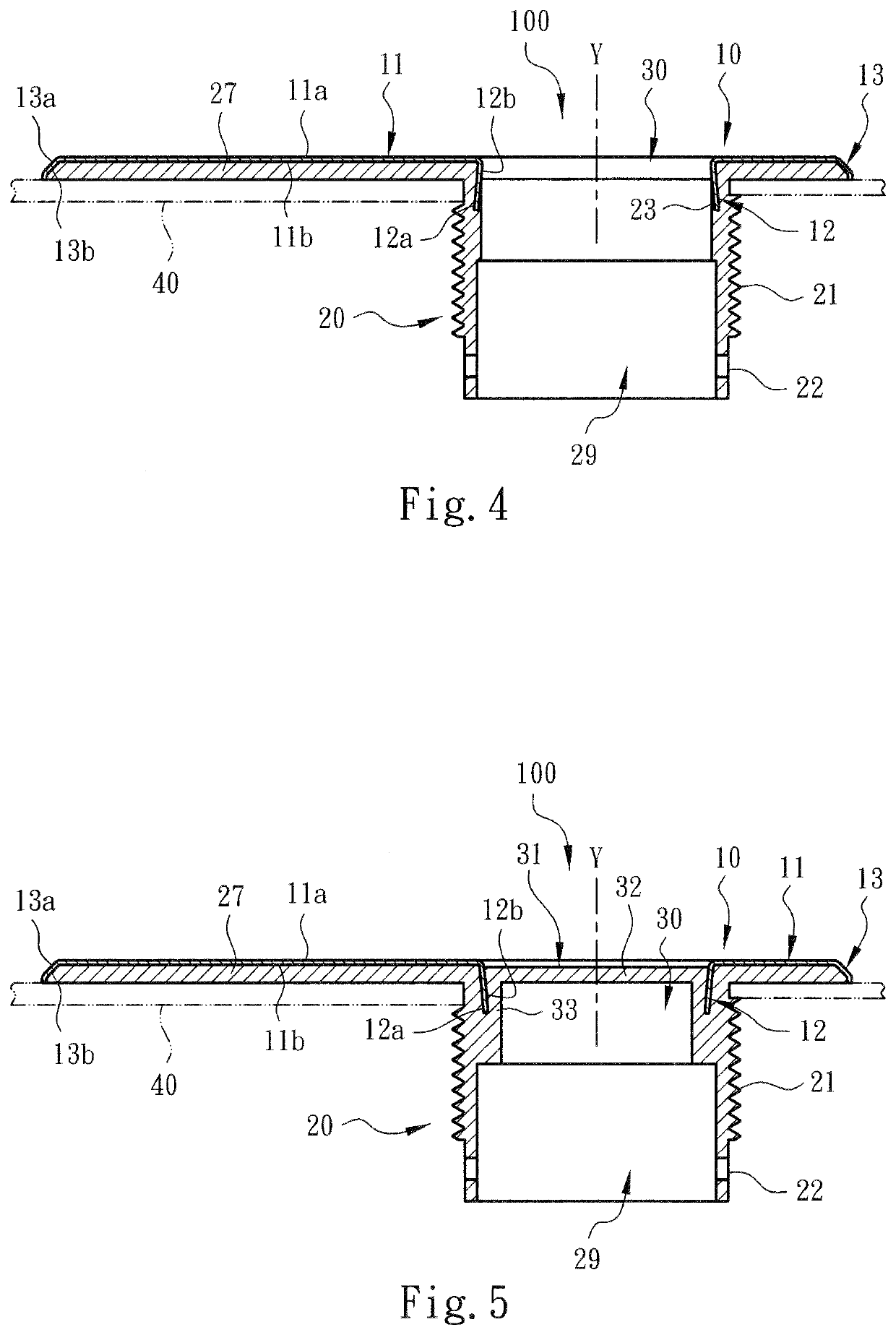 Switch seat body assembling structure