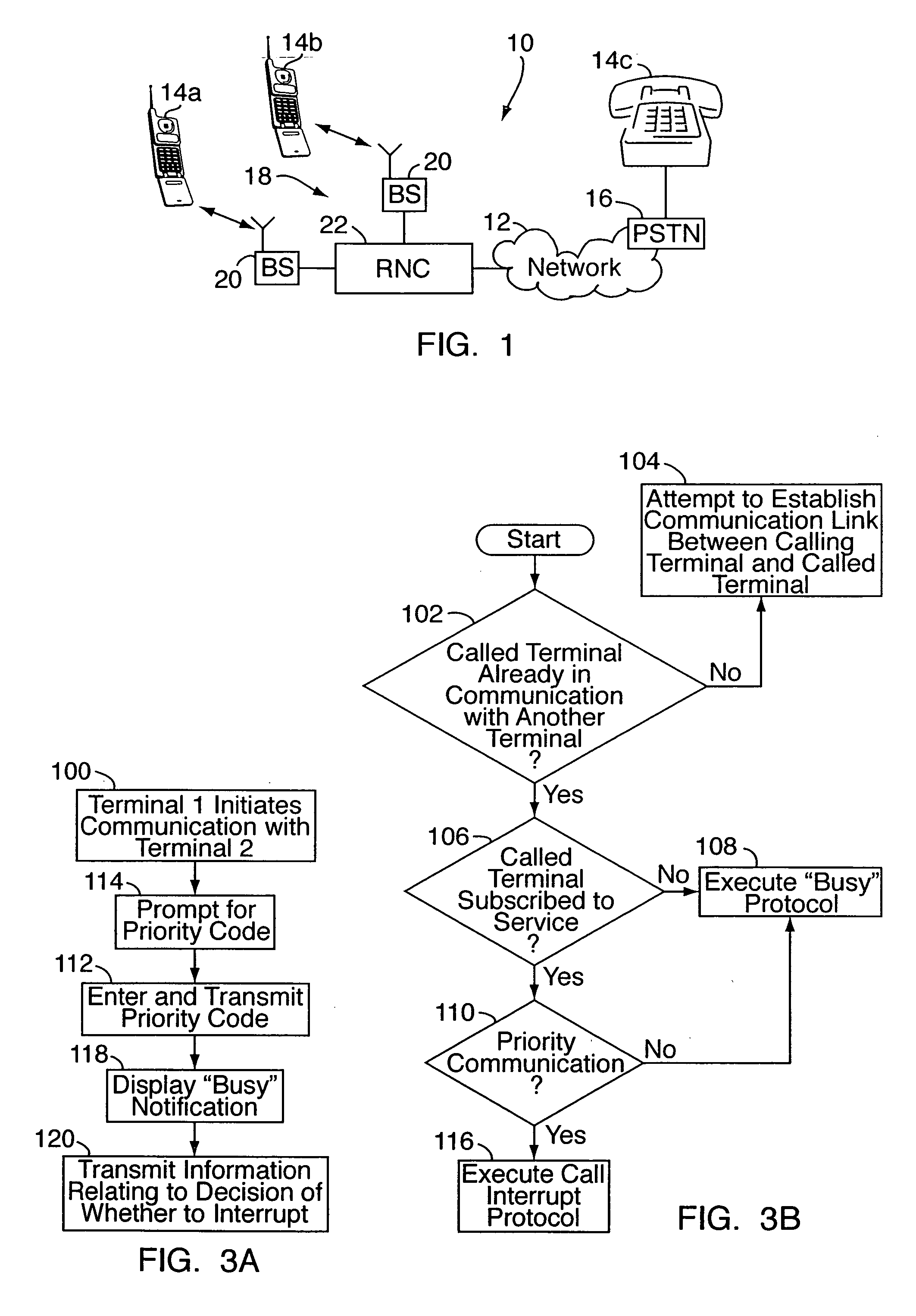 Call priority management system for communication network