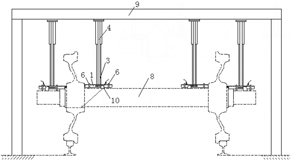 Probe moving position control device for ultrasonic flaw detection of wheel set and usage method