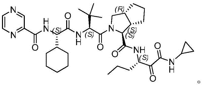 Telaprevir intermediate preparation method