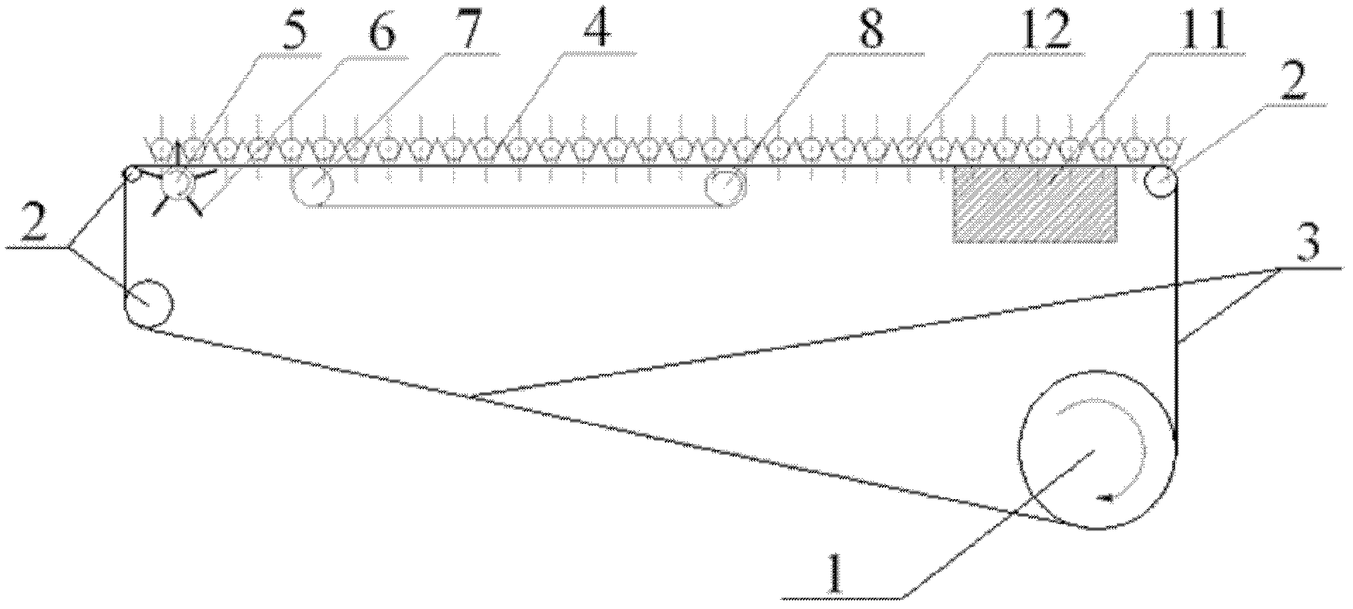 Machine for automatically arranging tubular materials