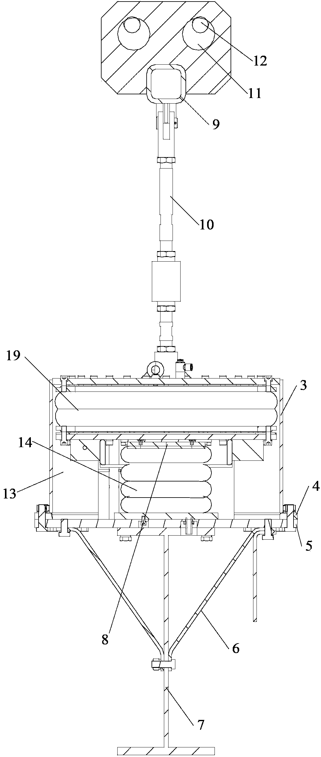 Force loading method used for vehicle chassis test