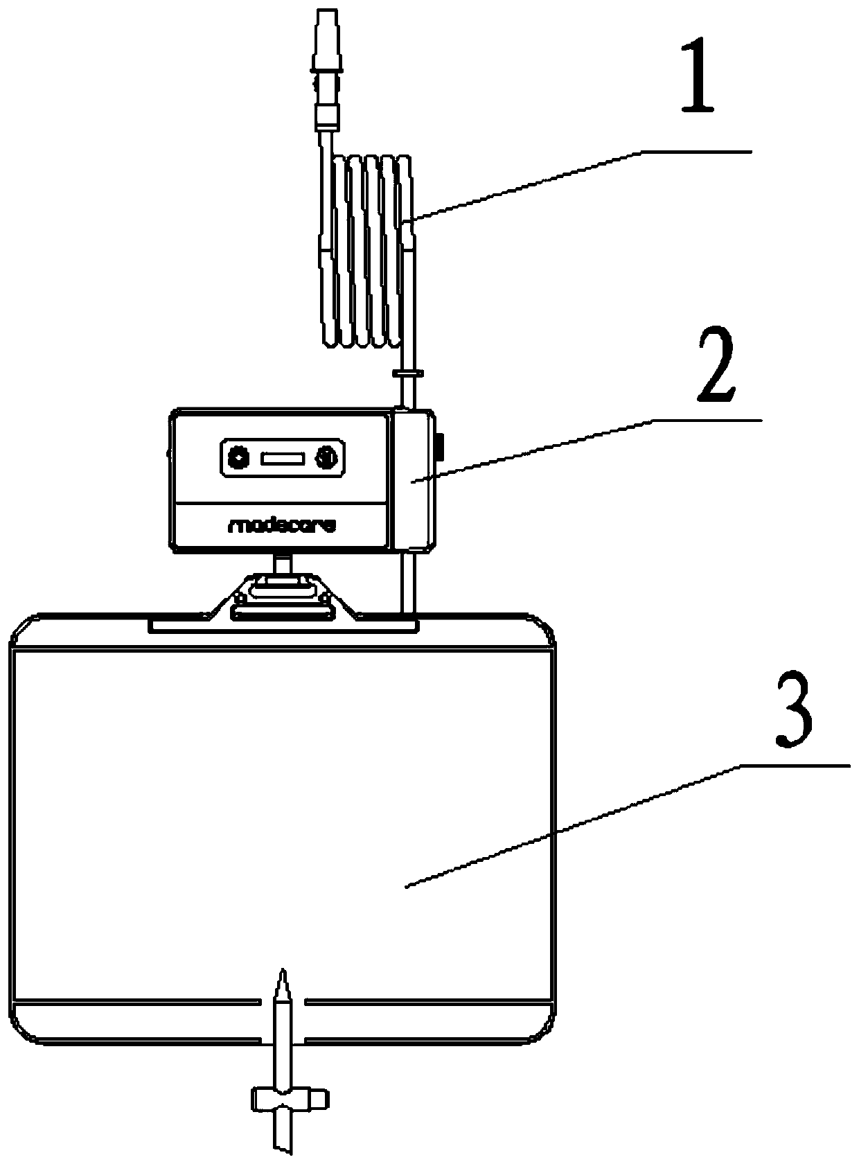 Urine drainage control and urine volume measurement system